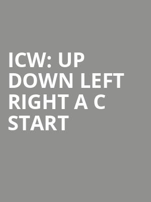 ICW: Up Down Left Right A C Start at O2 Academy Sheffield